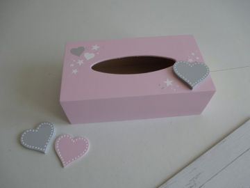 Pudrově růžová se světle šedou