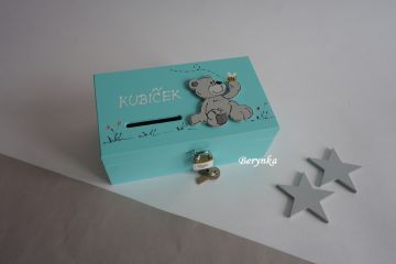 Pokladnička s medvídkem