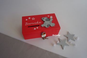 Dřevěná pokladnička