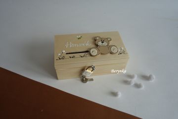 Dřevěná pokladnička