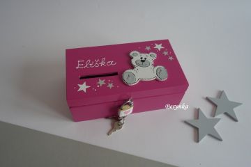 Pokladnička s medvídkem