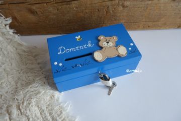 Pokladnička s medvídkem