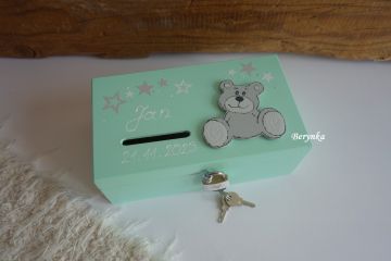 Pokladnička se zámečkem