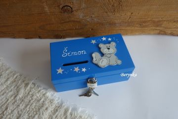 Pokladnička se zámečkem