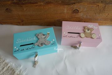 Pokladnička s medvídkem