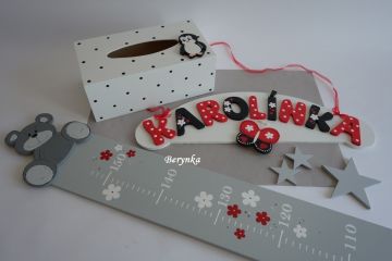 Dětský metr s medvídkem