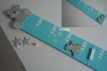 Dřevěný metr pro děti