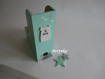 Dřevěné dekorace - s medvědem