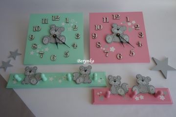 Dětský věšák s medvídky