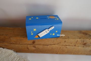 Dřevěná pokladnička pro děti