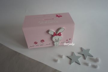 Dřevěná pokladnička pro děti