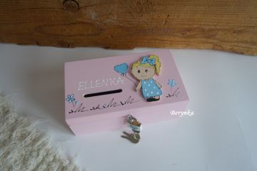 Pokladnička se zámečkem