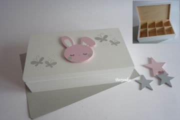 Šperkovnice se zajíčkem v nordic stylu