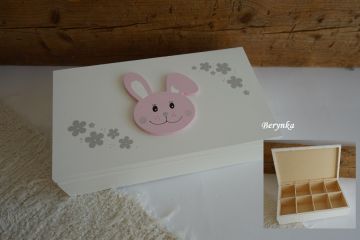 Šperkovnice se zajíčkem v nordic stylu