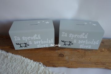 Dřevěná pokladnička