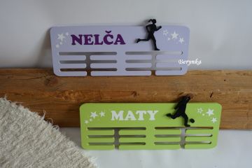 Věšák na medaile - běžci