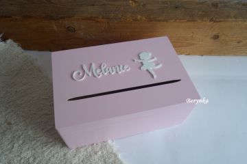 Pokladnička - bedýnka s baletkou