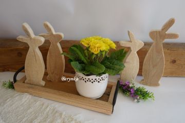 Dřevěný zajíček z masivu