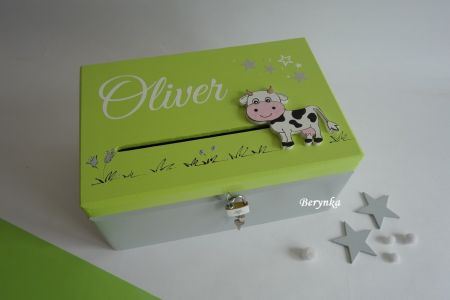 Dřevěná pokladnička