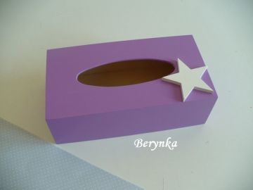 Krabička na kapesníky s hvězdou