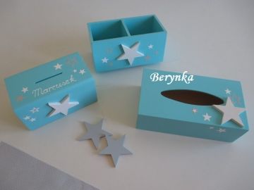 Krabička na kapesníky s hvězdou