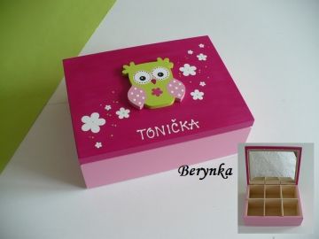 Šperkovnice se sovičkou