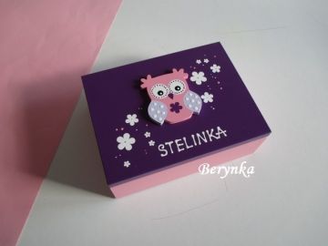 Šperkovnice se sovičkou