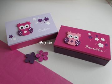 Šperkovnice se sovičkou