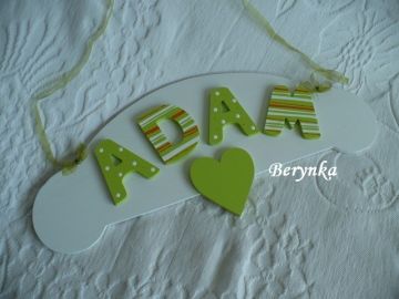 Jmenovka se srdíčkem