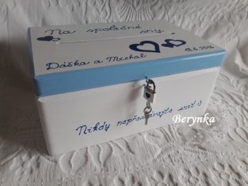 Svatební bedýnka srdíčková