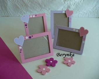 Dřevěné dekorace - srdíčka a sovičky