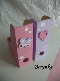 Dřevěné dekorace - srdíčka a sovičky