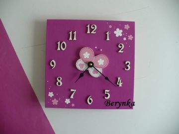 Dřevěné dekorace - v růžových odstínech