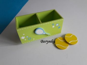 Dřevěné dekorace - tenis