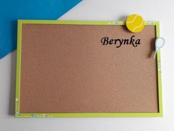 Dřevěné dekorace - tenis