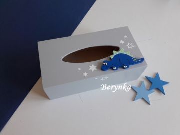 Dřevěné dekorace - dinosauři s hvězdičkami