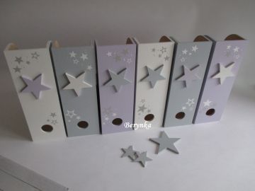 Dřevěný šanon s hvězdičkou