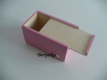 Dřevěná pokladnička s kočičkou