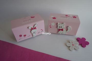 Dřevěná pokladnička pro děti