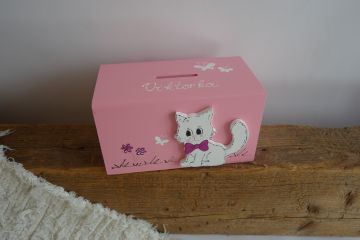 Dřevěná pokladnička