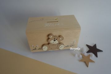 Dřevěná pokladnička pro děti