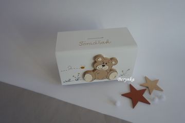 Dřevěná pokladnička pro děti