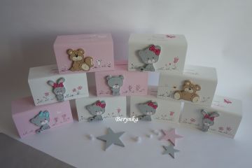 Dřevěná pokladnička pro děti