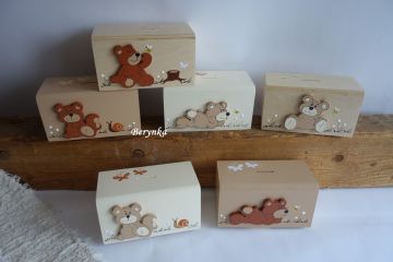 Dřevěná pokladnička