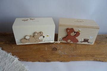 Dřevěná pokladnička