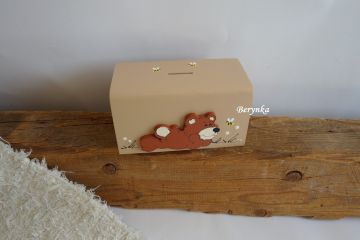 Dřevěná pokladnička