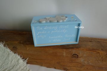 Dřevěná pokladnička