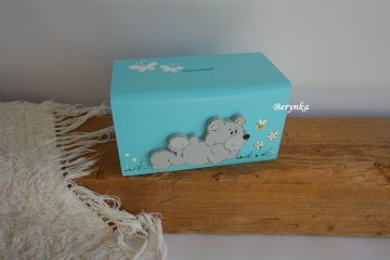 Dřevěná pokladnička