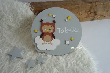 Jmenovka se sovičkou