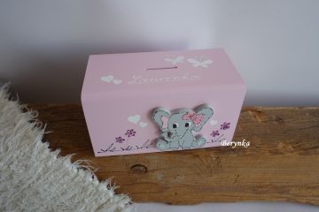 Dřevěná pokladnička